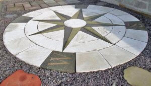 White Compass Rose